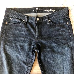 7 For All Mankind Straight Jeans